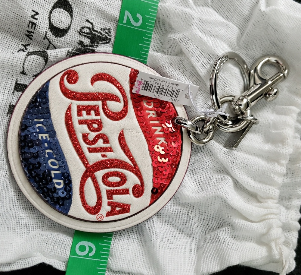 New coach Pepsi keychain